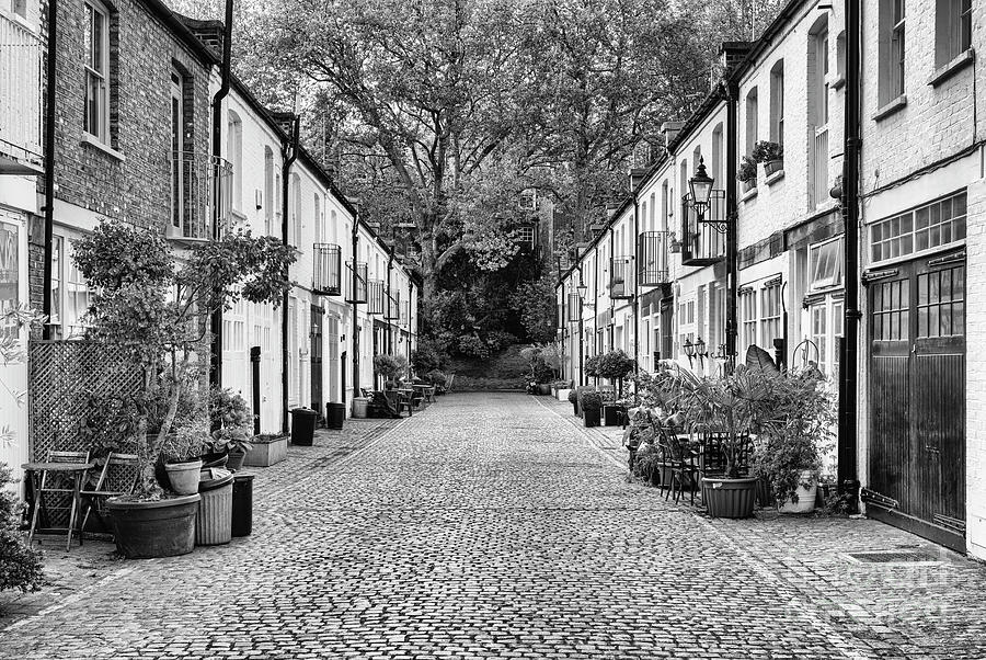 Cranley Mews South Kensington Monochrome Photograph by Tim Gainey