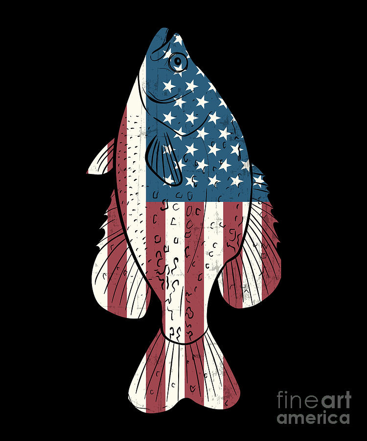 Crappie Crappie Fish Flag S by Noirty Designs