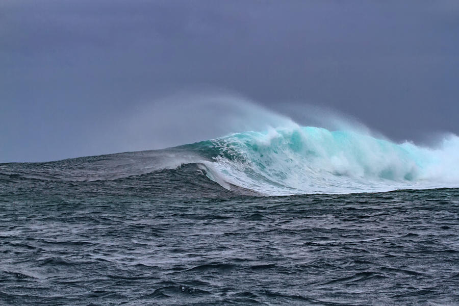 Crashing Turquoise Surf Photograph by John Haldane