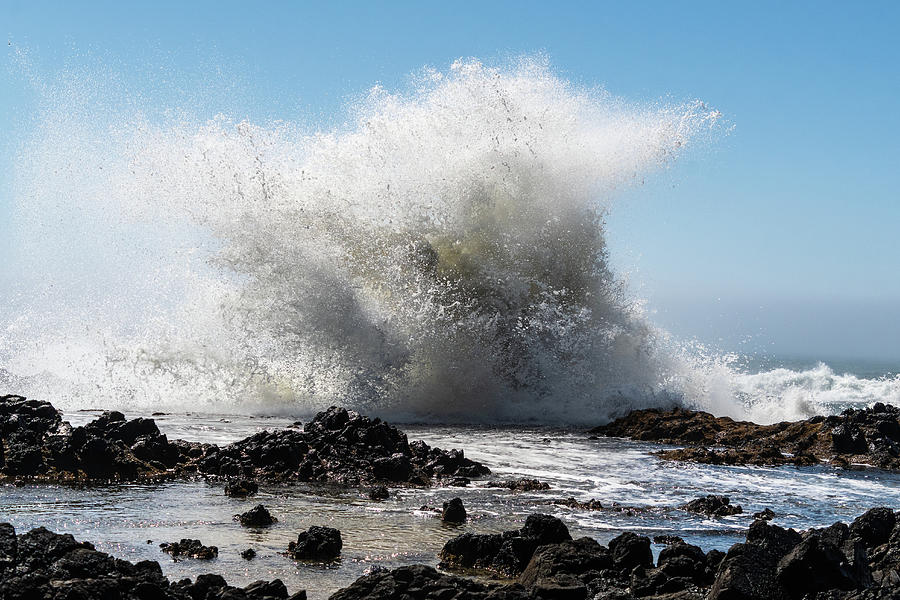 Ocean Photograph - Crashing Waves 2 by Mary Hone
