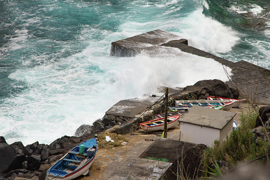 Crashing Waves in Nordeste Photograph by Denise Kopko