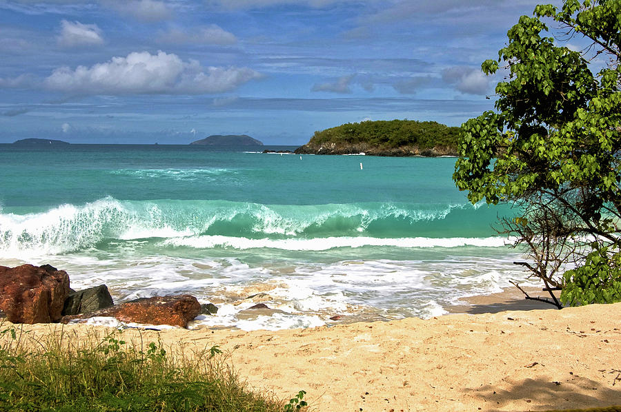 Crashing Waves in the Caribbean Photograph by Matthew DeGrushe