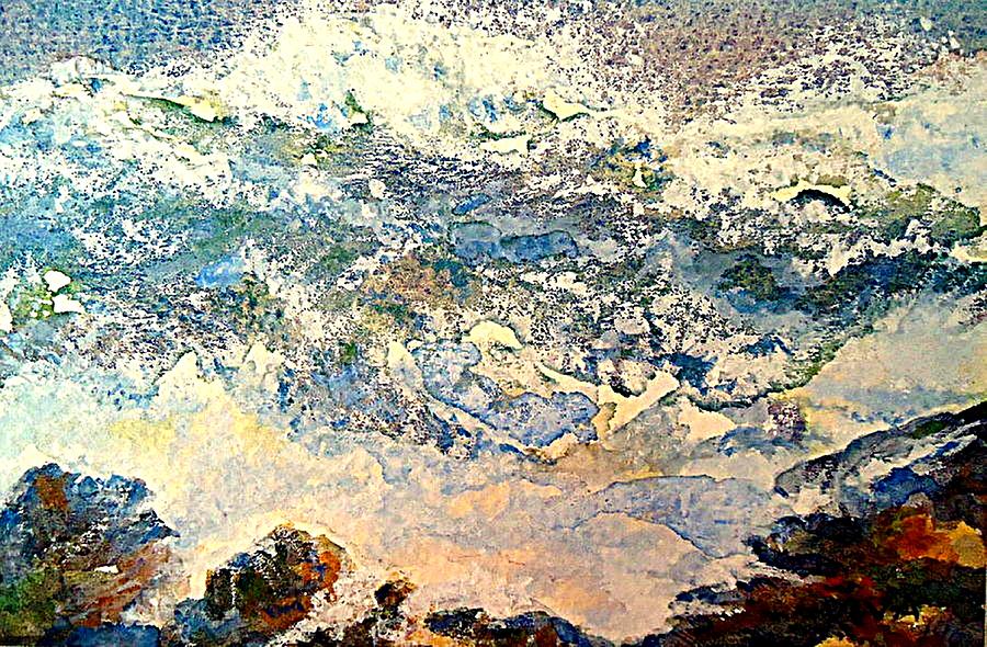 Crashing Waves Painting by VIVA Anderson