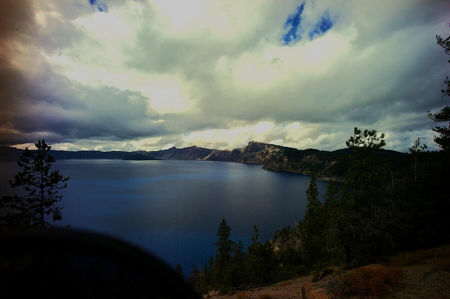 Crater Lake Afternoon Oregon Photograph by Lawrence Christopher