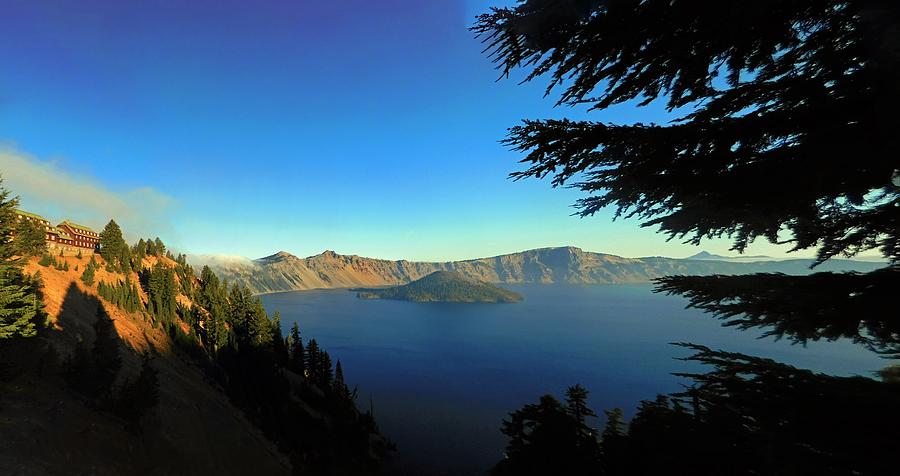 Crater Lake Photograph by Carl Moore