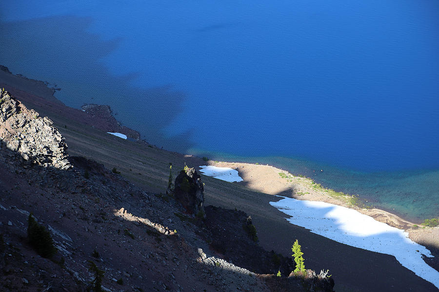 Crater Lake Contrast Photograph by Viktor Savchenko
