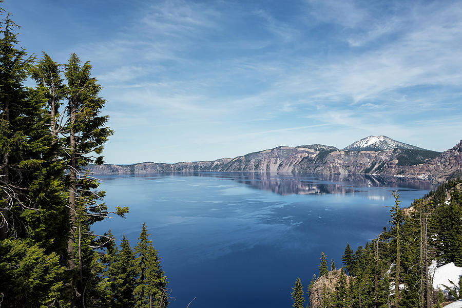 Crater Lake From The Lodge Photograph