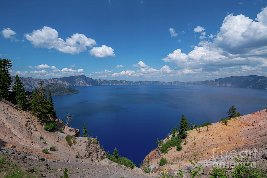 Crater Lake  Photograph by Michael Ver Sprill