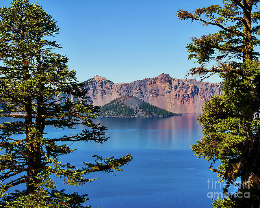 Crater Lake National Park Digital Art by Kirt Tisdale