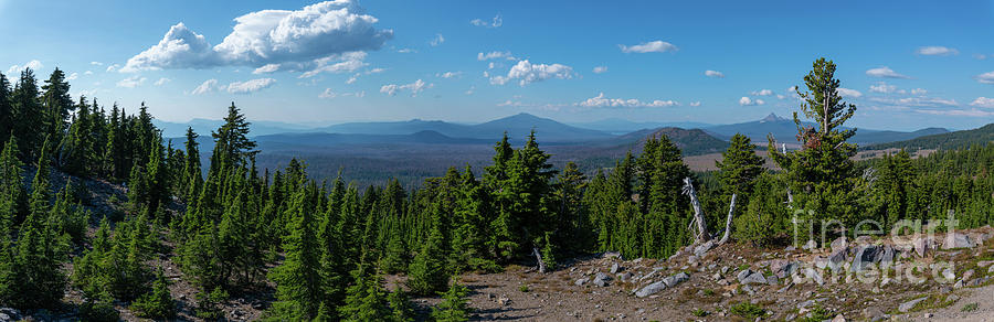 Crater Lake National Park Panorama  Photograph by Michael Ver Sprill