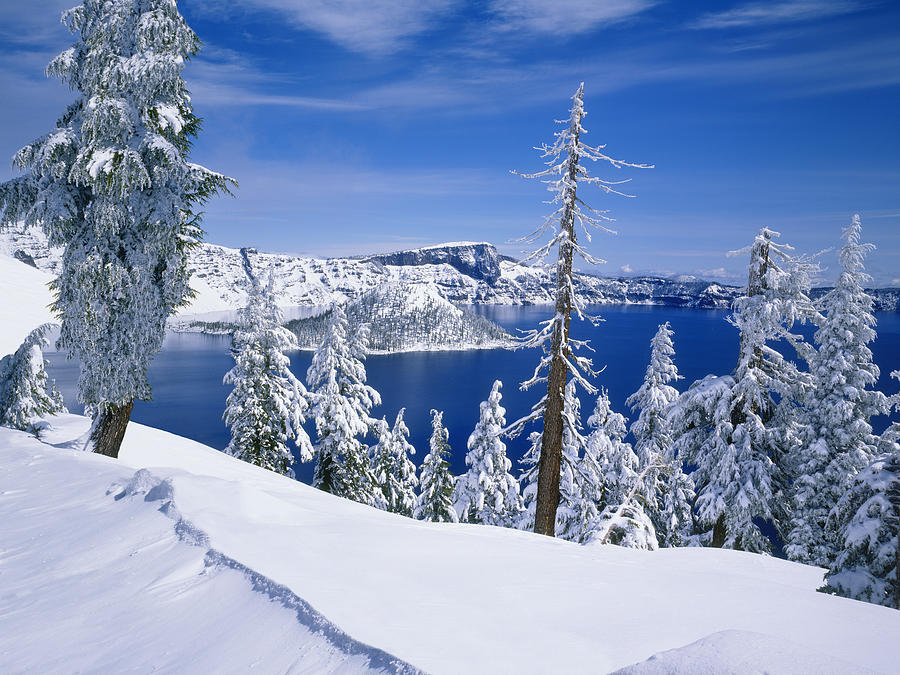 Crater Lake National Park    (Pg) Photograph by Ron and Patty Thomas