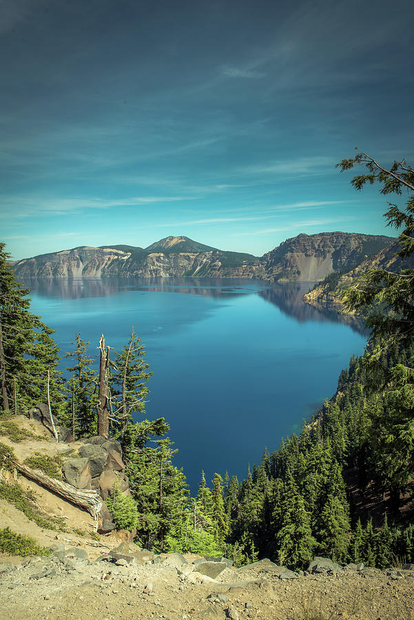 Crater Lake Oregon Photograph by Mike Fusaro
