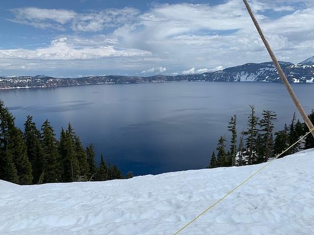 Crater Lake, Oregon Photograph by Val Oconnor