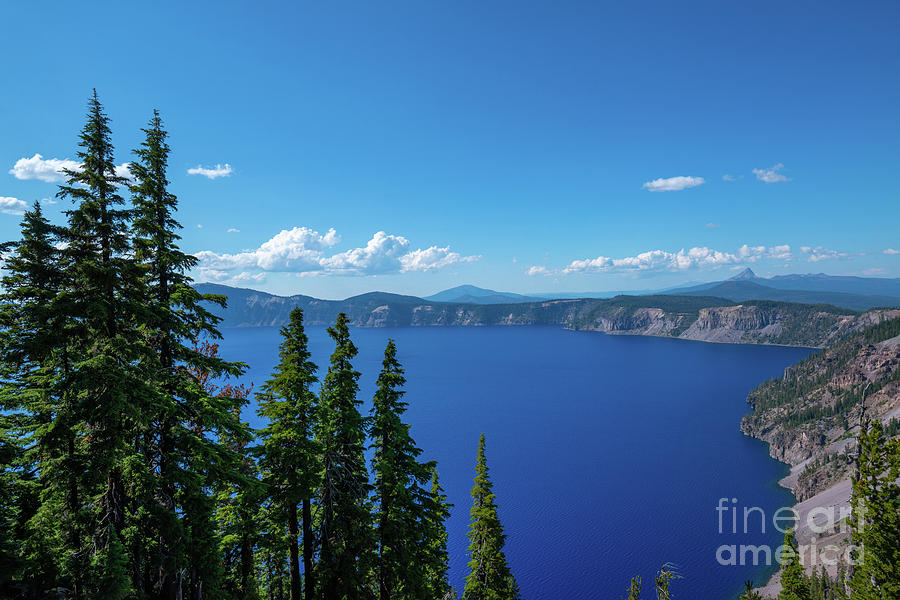Crater Lake Overlook  Photograph by Michael Ver Sprill