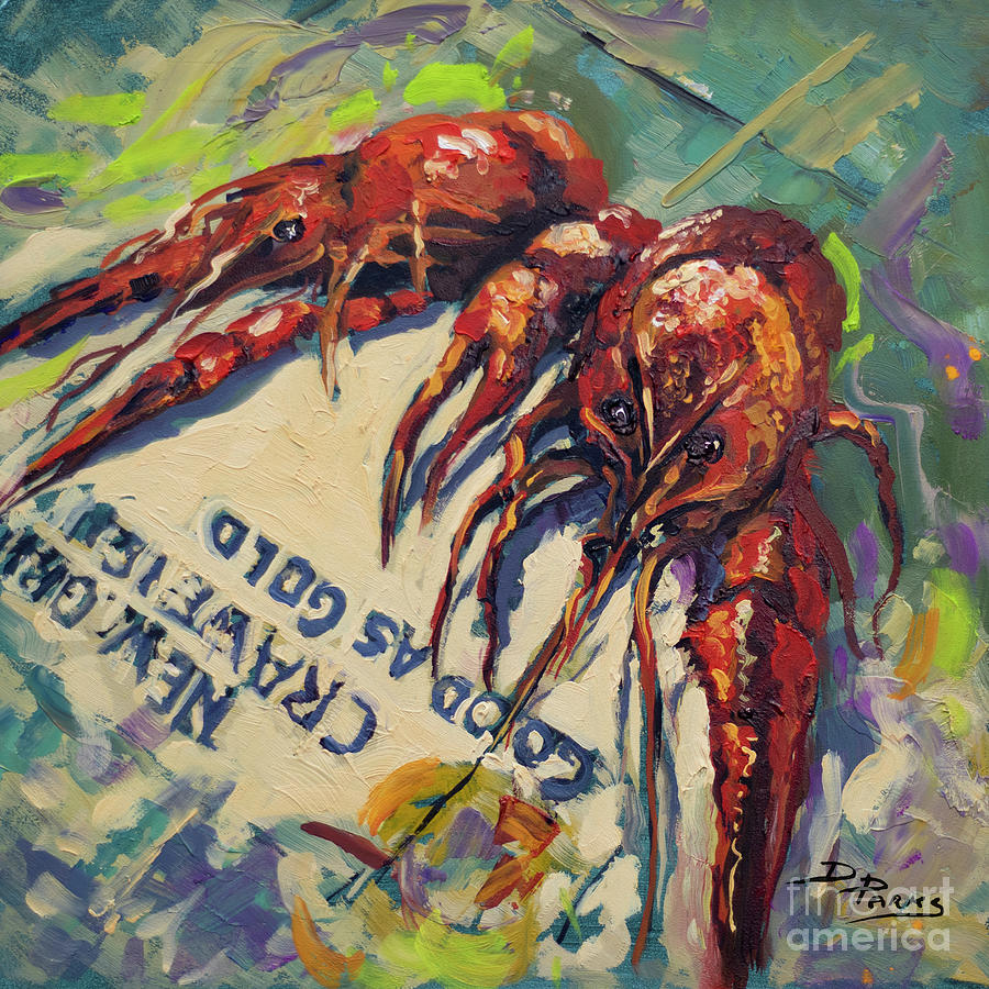 Crawdaddy Painting by Dianne Parks