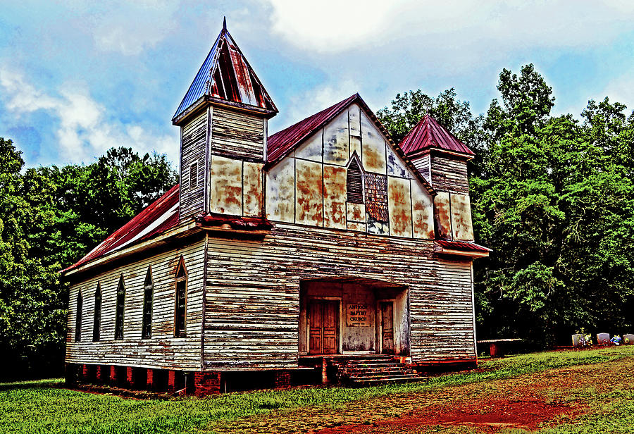 Crawfordsville Antioch Baptist - Est 1886 Photograph by George Bostian ...