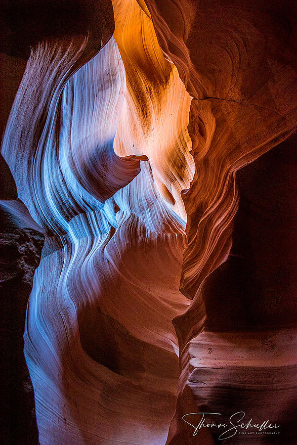 Crawlspace - Antelope Canyon Limited Edition prints Photograph by Thomas Schoeller Limited Edition Fine Art Photography
