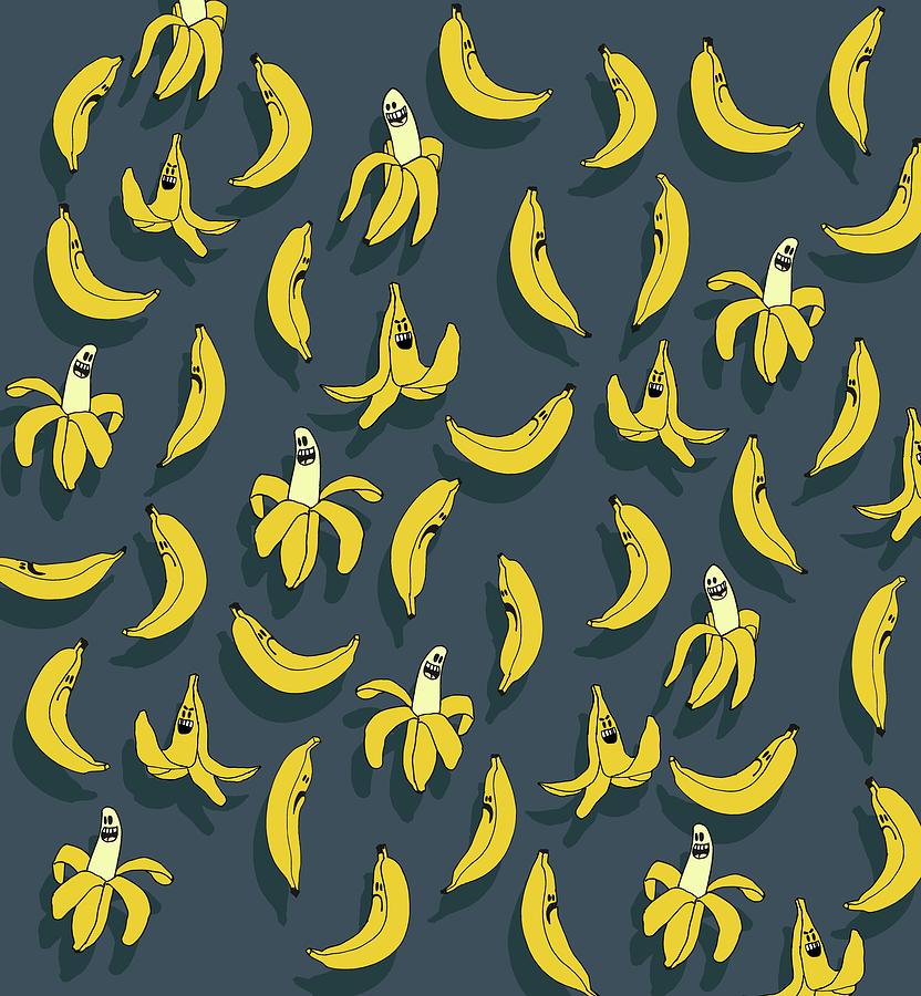 Crazy Bananas Digital Art By Sylwia Borkowska Fine Art America