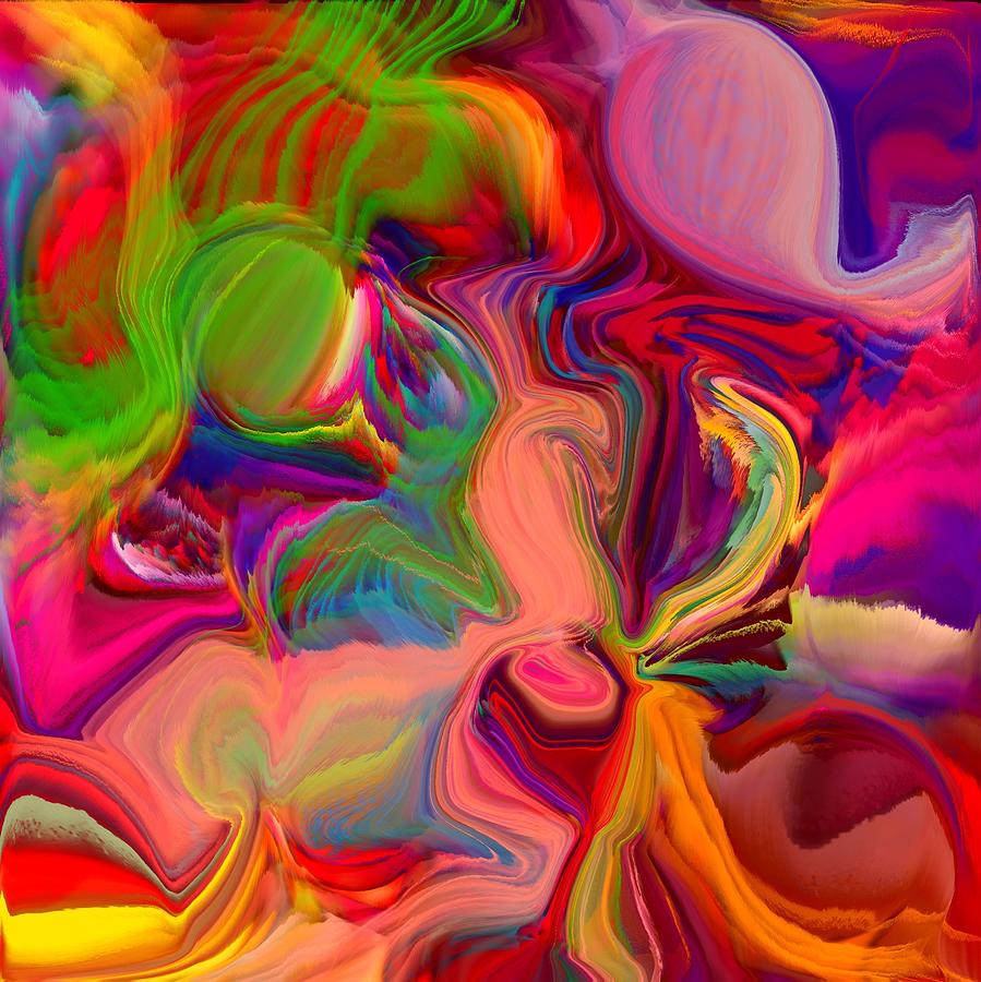 Crazy, Color Explosion Digital Art by Gayle Price Thomas