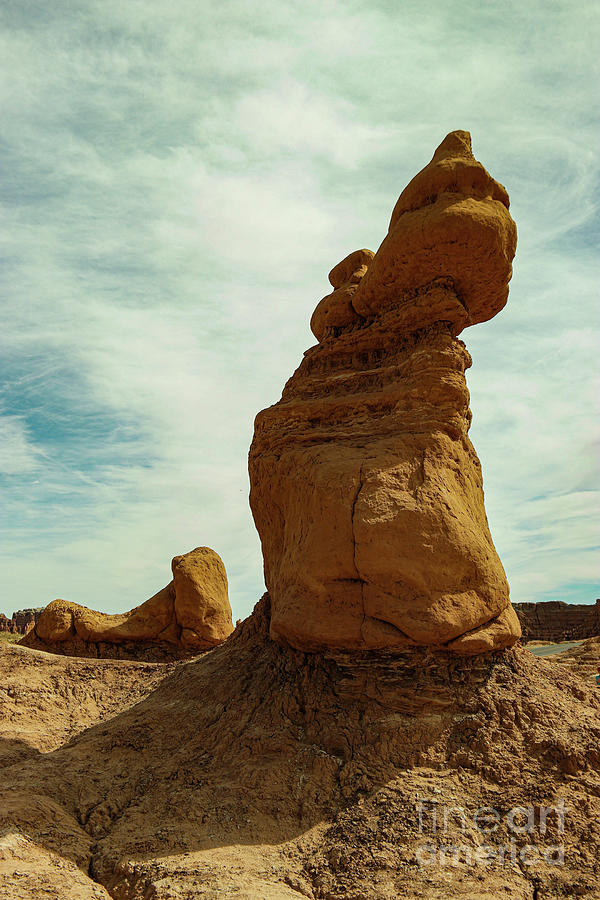  crazy rock formation Goblin Valley Photograph by Jeff Swan