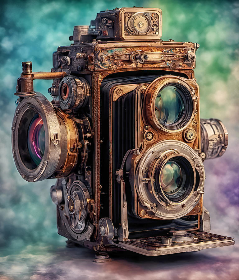 Crazy Steampunk Camera Photograph by Cate Franklyn