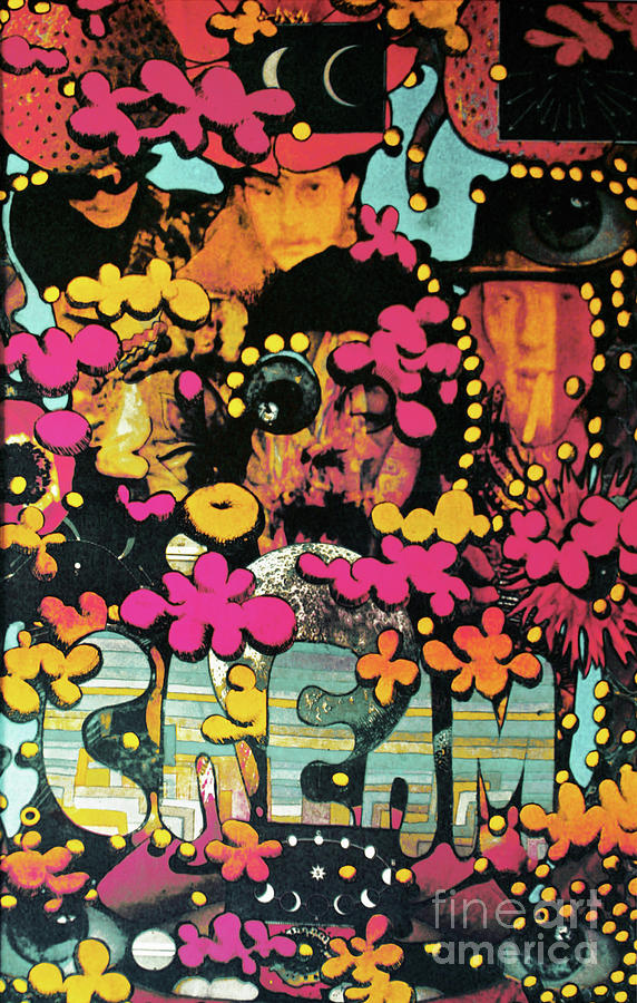 Cream concert poster Photograph by Cream