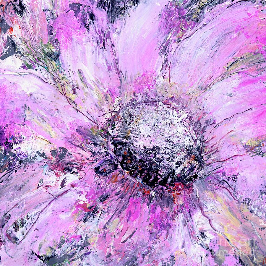 Creamy Pink Bloom  Painting by Patty Donoghue