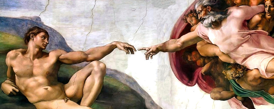Creation of Man  Photograph by Michelangelo