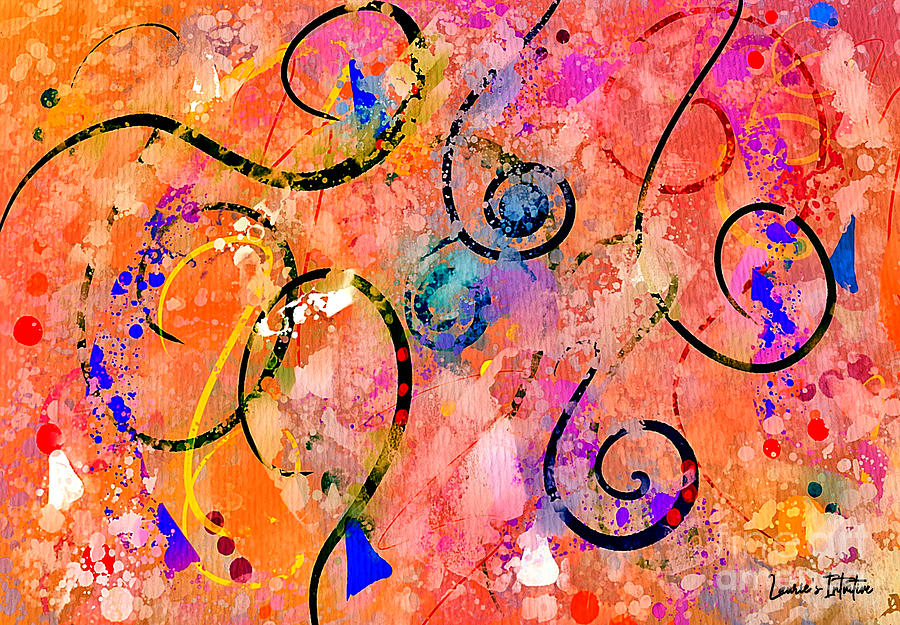 Abstract Painting - Creative Enthusiasm by Lauries Intuitive