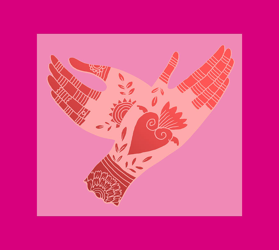 Hand Digital Art - Creative Flame by Elaine Jackson Hand Digital Art - Creative Flame by Elaine Jackson