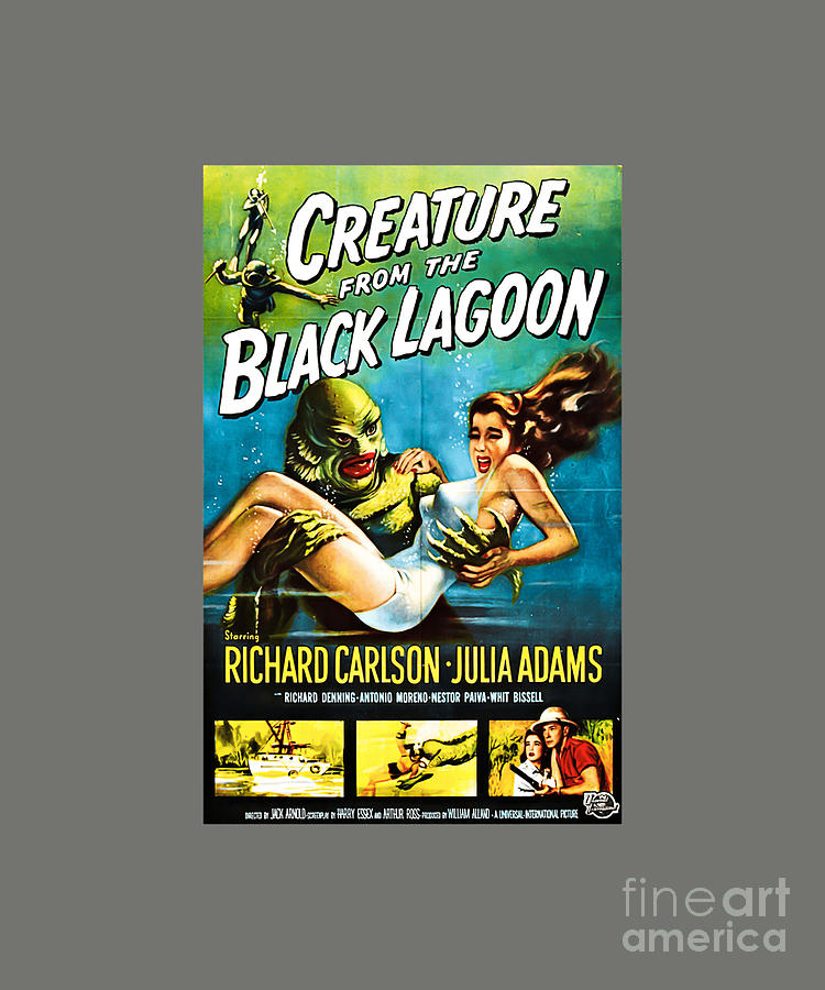 Creature from the Black Lagoon 1954 Jack Tapestry - Textile by Carolyn ...