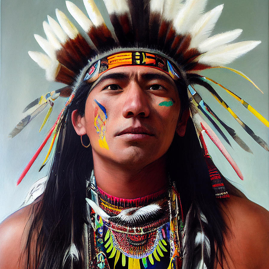 CREE INDIAN WARRIOR with realistic pleasant and e925b0f6 ff39 645c95 ...