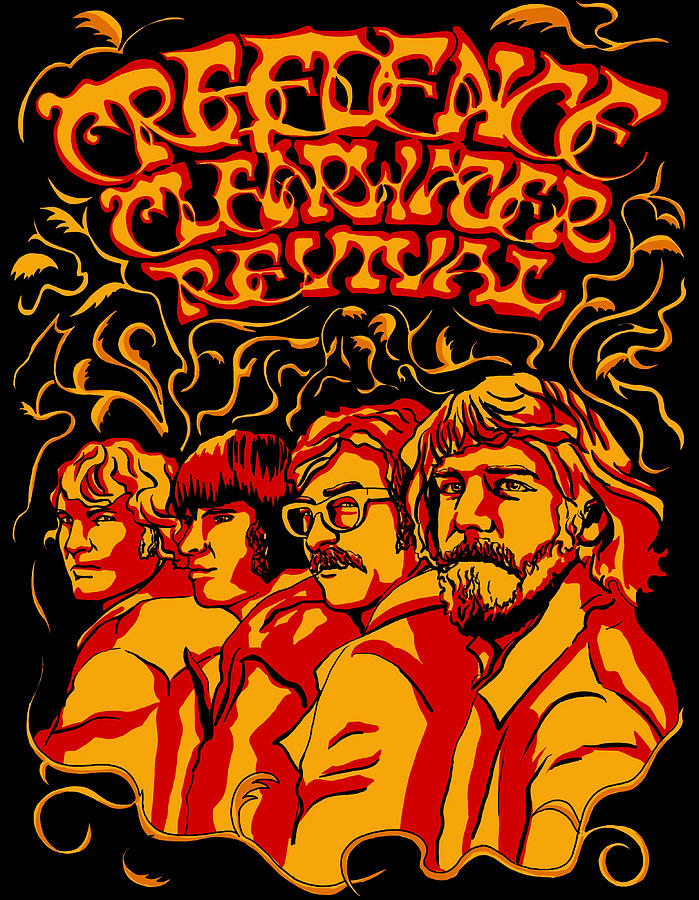 Creedence Clearwater Revival CCR Painting by Grace Yvette | Pixels