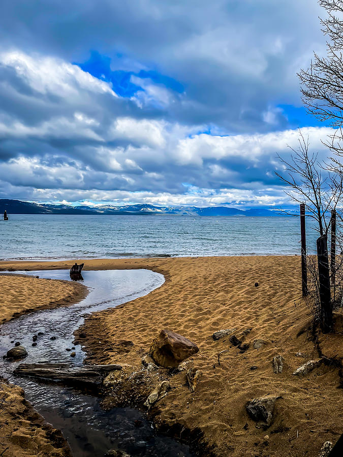 Creek and Lake Photo Photograph by Gina Marie - Fine Art America