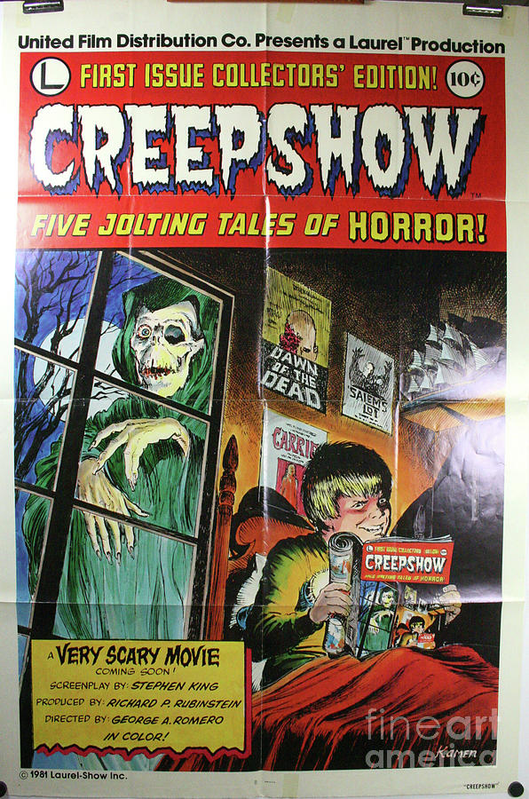 CREEPSHOW, George A. Romero Stephen King Comic Original Movie Poster ...