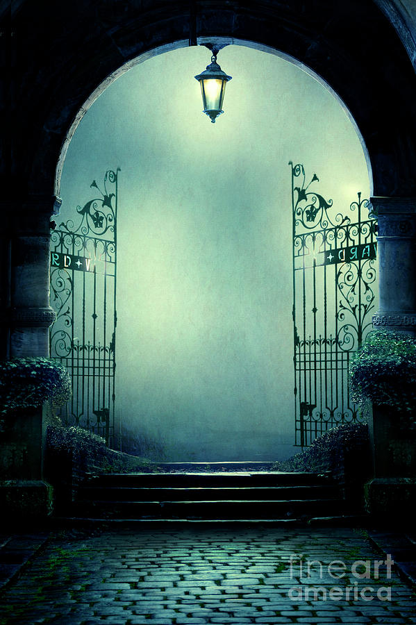 Creepy Arched Gateway At Night In Fog Photograph By Lee Avison Fine