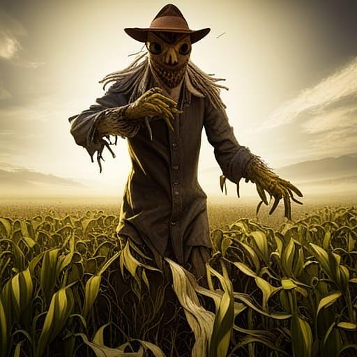 Creepy Scarecrow Digital Art by Angela Brunson - Fine Art America