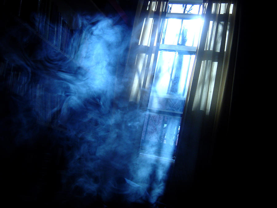 Creepy shot of a smoky room at night Photograph by Belterz