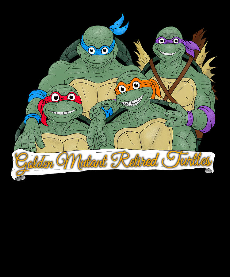 Creme Ninja Film Golden Mutant Retired Turtles Digital Art by Ninja ...