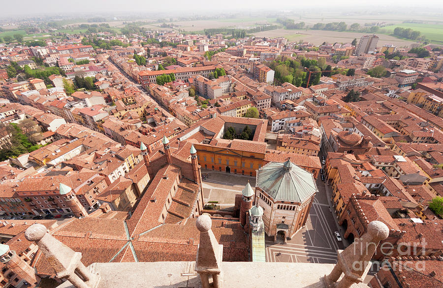 Cremona old town Italy Photograph by Bryan Attewell