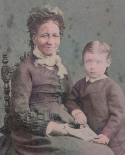 Creole Free Woman Elizabeth Tinchant With Her Granddaughter Saint 