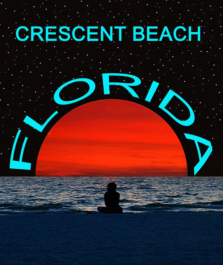 Crescent Beach Florida Dream Girl Mixed Media by David Lee Thompson