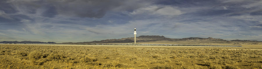 Crescent Dunes Solar Station Nevada Photograph by JasonDoiy