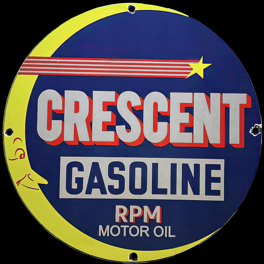 Crescent Gas Vintage Sign 2 Photograph by Flees Photos
