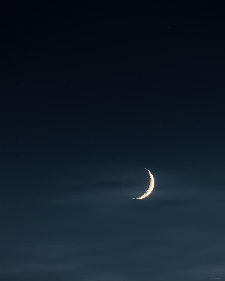 Crescent Moon Photograph by Wim Lanclus