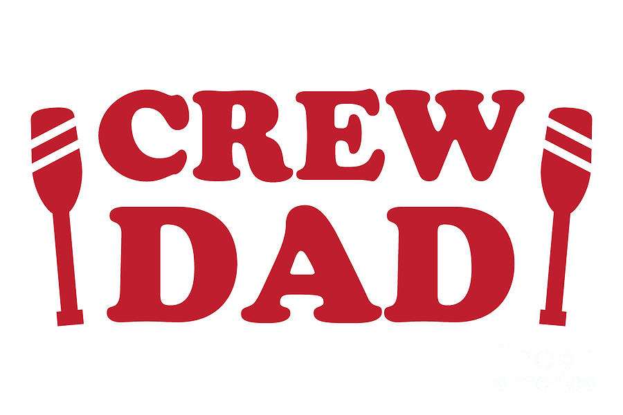 Crew Dad Red Digital Art