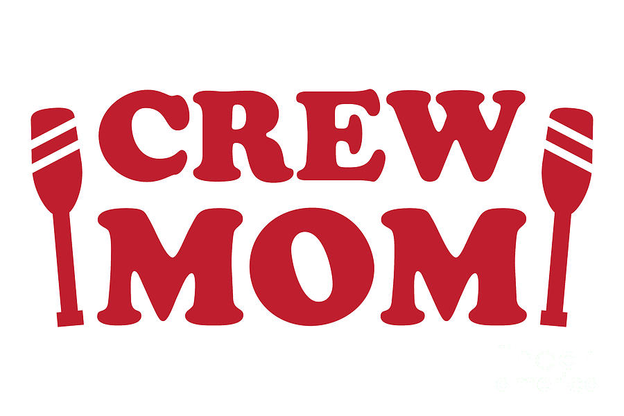 Crew Mom Red Digital Art