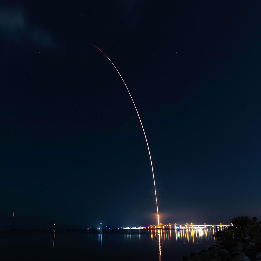 Crew Six Launches to the ISS Photograph by Gordon Elwell