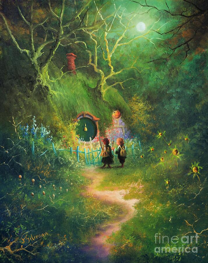 The Lord Of The Rings Painting - The Magical Forest.  by Joe Gilronan