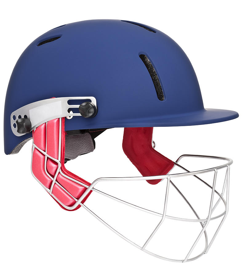 Cricket batsman helmet Photograph by Creative Crop